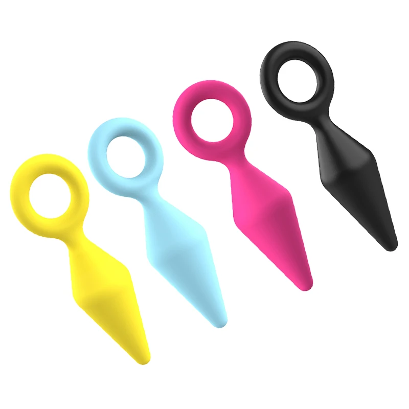 Silicone Butt Plug Ring Anal Plugs Unisex Sex Stopper 3 Different Size Adult Toys for Men/Women Anal Trainer For Couples SM   5.