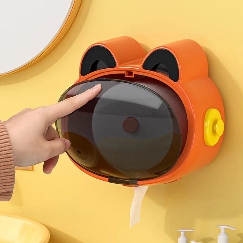 

Съемные коробки для салфеток Kawaii настенный туалетный рулон бумажный чехол кошачьи ушки контейнер для хранения ювелирных изделий Аксессуары для ванной