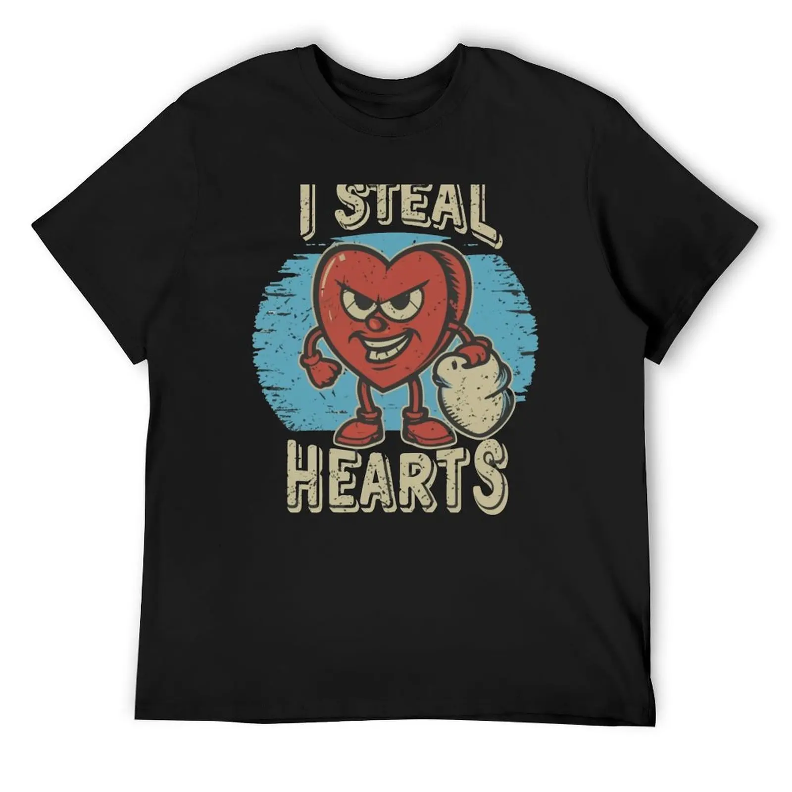 

I Steal Hearts, Heart Thief, Valentines Day T-Shirt oversize t-shirts man summer shirt graphic shirts men t shirts