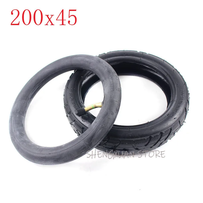 200*45 tyre Electric scooter refitting parts 8 inch 200x45 pneumatic inner and outer tyres 8x1/4