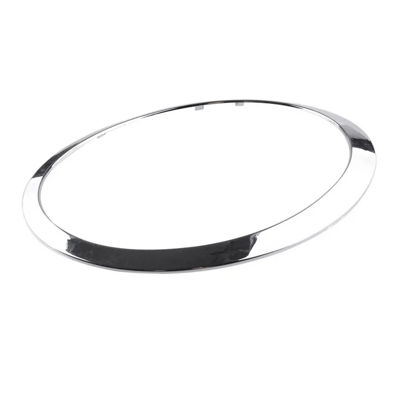 Left Front Chrome Headlight Trim Ring 51712355798 for BMW Mini Cooper R56/55/57/58/59 07-15 Chrome Eyebrow Ring Cover