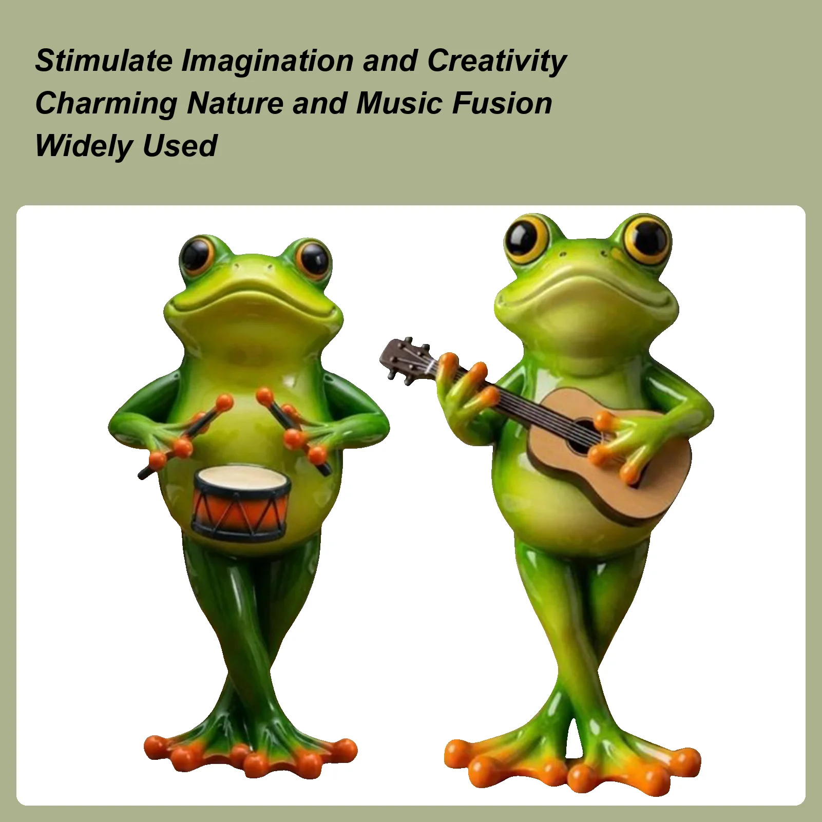 

Frog Statue Resin Frog Figurine Realistic Handicraft Model Ornament For Home Decoration Birthday Party Favors Men Women Adults