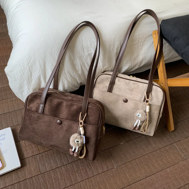 

Autumn New Underarm Bag Women, Retro Large-capacity Tote Bag, Niche Single Shoulder Model, Simple and Versatile Style