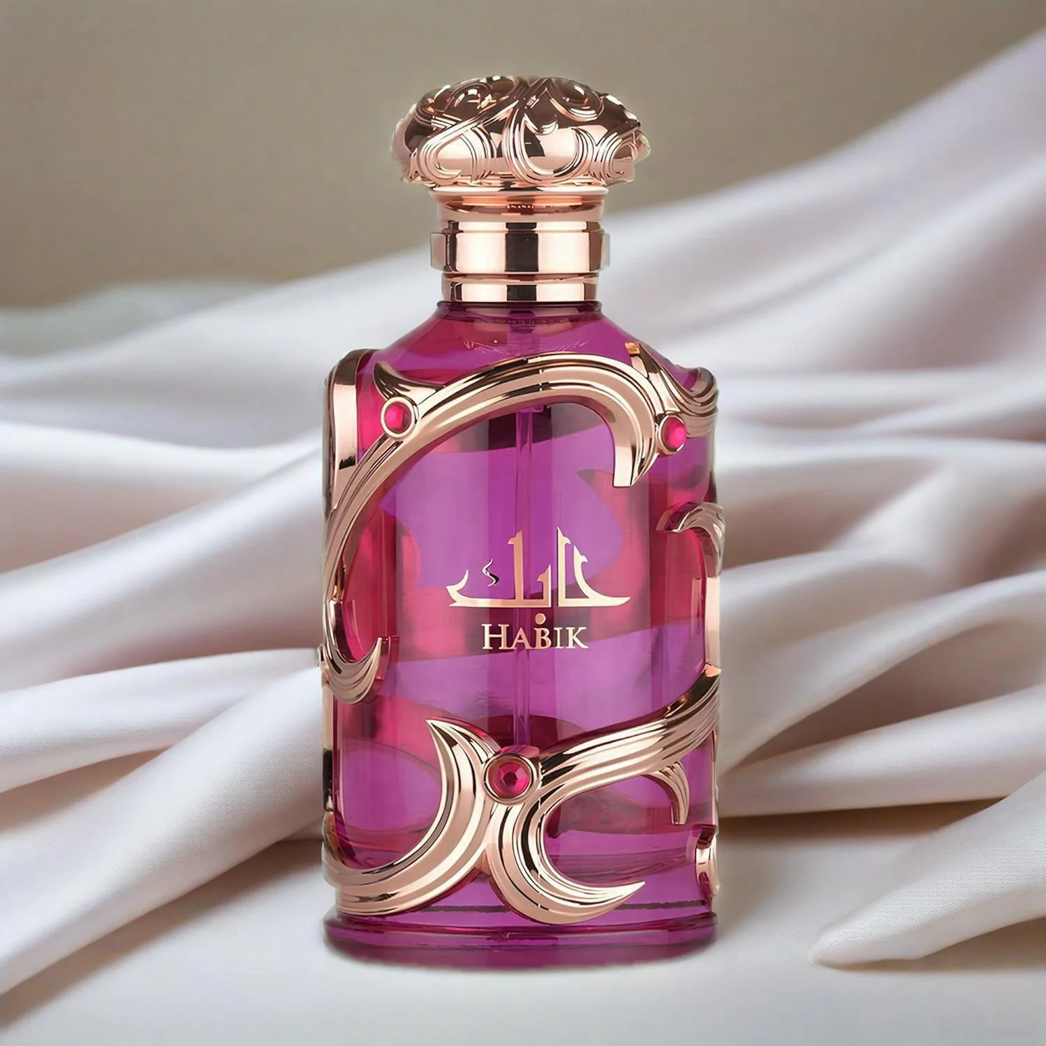 

Lattafa Habik женский EDP 3,4 унции 100 мл, цветочный фруктовый мускусный стойкий парфюмерный ароматный спрей премиум-класса