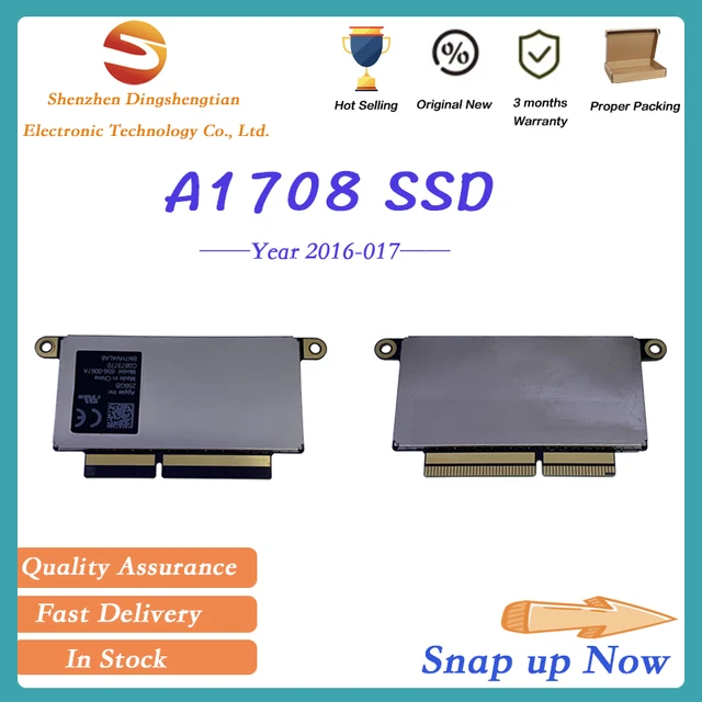 Original A1708 128G 256G 500G 1Tb Hard Disk Solid State Drives SSD for MacBook  Pro 13