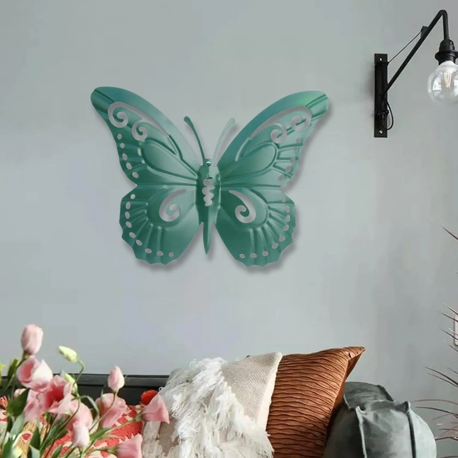 2-6pack Butterfly Wall Decor Hanging Butterflies for Bedroom Outdoor