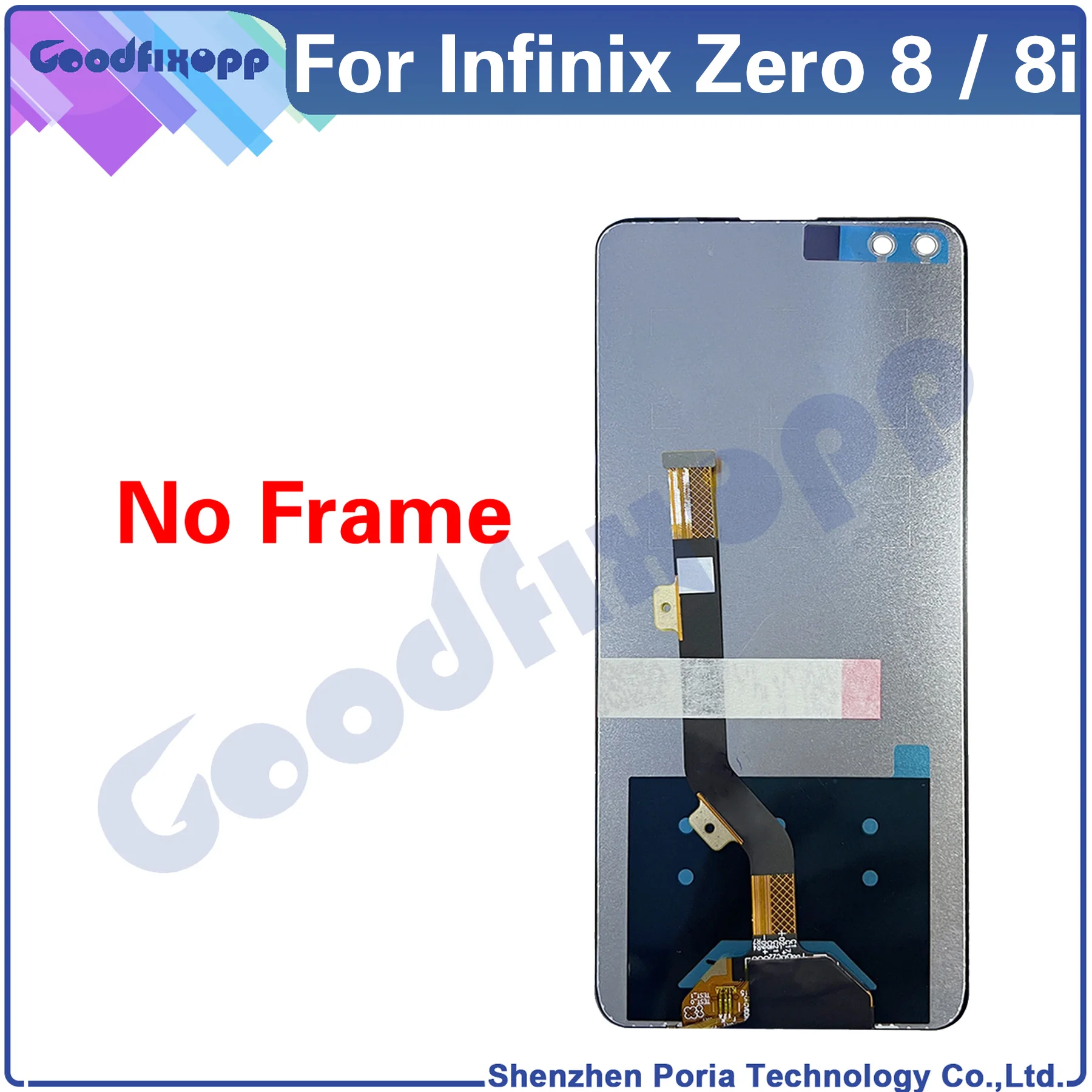 For Infinix Zero 8 / 8i X687 X687B Zero8 Zero8i LCD Display Touch Screen Digitizer Assembly Repair Parts Replacement