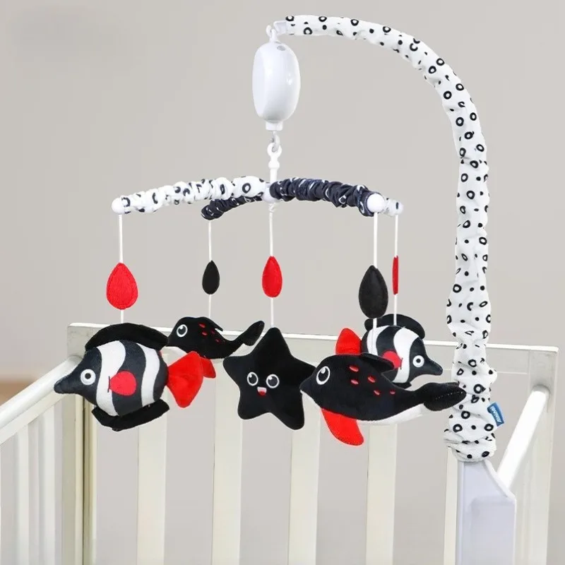 new-0-1y-baby-rattle-toddler-bed-bell-rattle-music-rotary-lathe-hanging-bell-soothing-baby-cloth-toy-baby-toys-for-stroller-gift