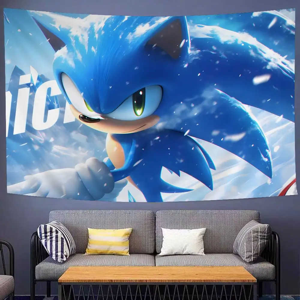 S-Sonic Fast Game Hanging Bohemian Tapestry Hanging Tarot Hippie Wall Rugs Dorm Japanese Tapestry