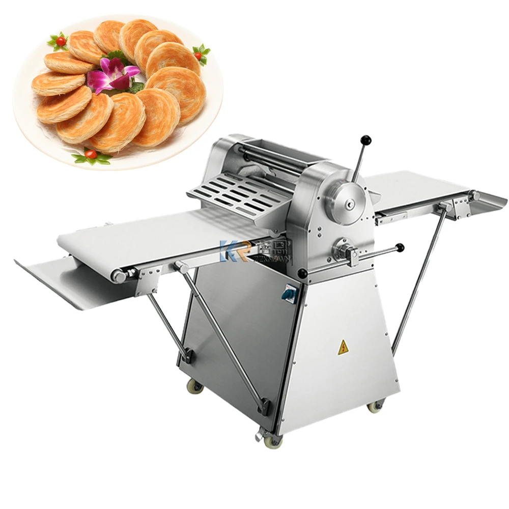 

Pastry Cake Shortening Machine Dough Pastry Sheeter Folding Machine Cookie Rolling Dough Sheeter Home Pizza Equipment