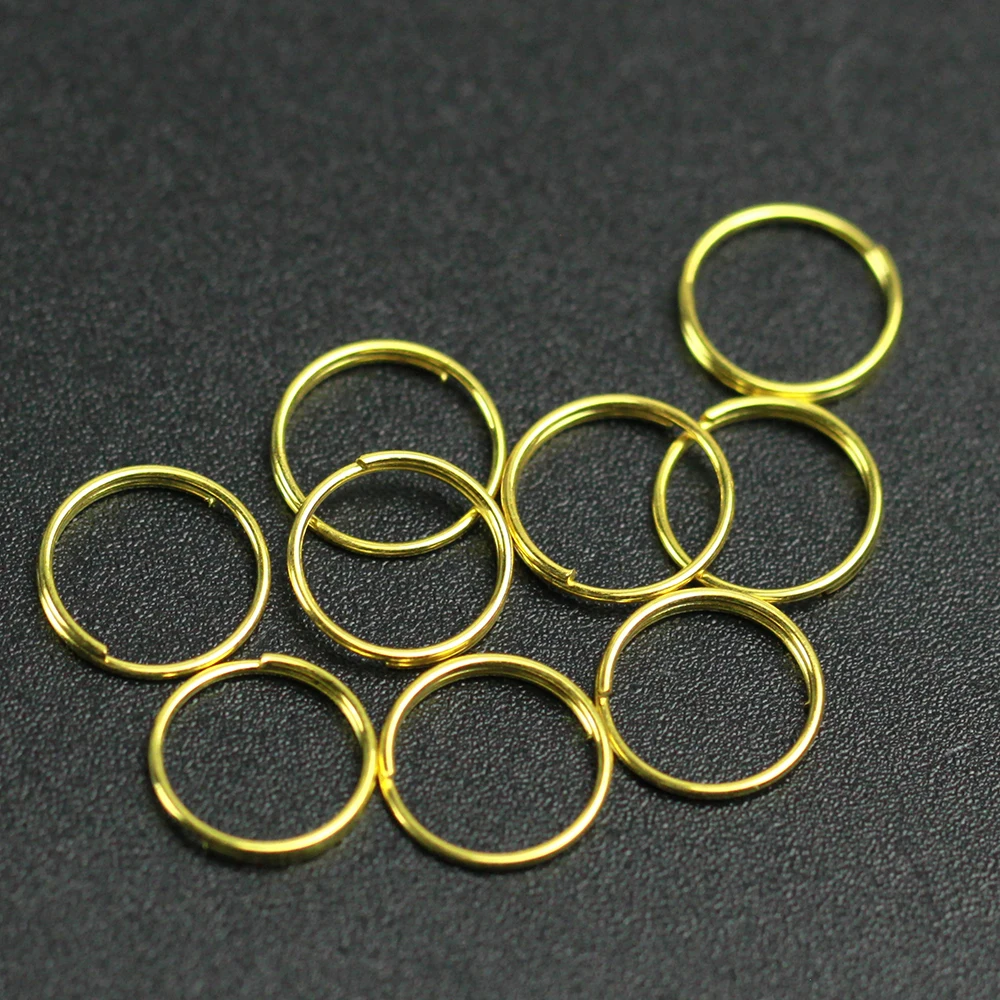 12mm Golden Color Connectors  Metal Rings For Crystal Balls  Pendants Beads Connect Decoration