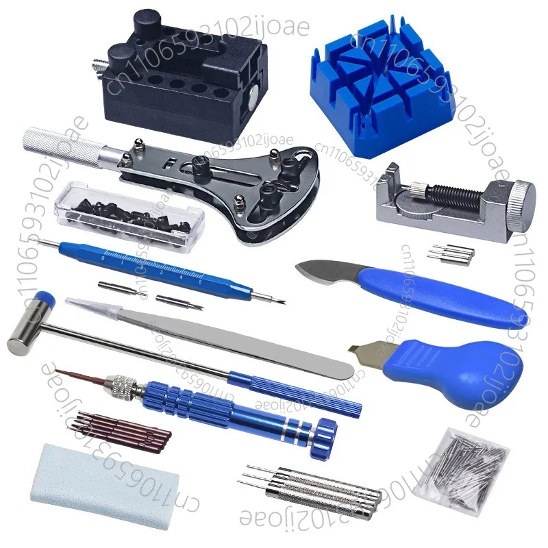 Watch Repair Tool Kit Case Opener 185-Piece Watch Repair Set for Disassembly and Battery Replacement