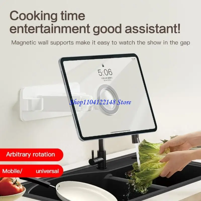 P9FA HandsFree Wall Mount For Cooking Watching Content Support Functions With Various Electronic Gadgets