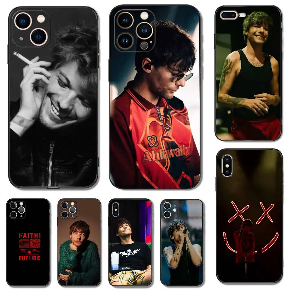 

Louis Faith Future T-Tomlinson Phone Case For iPhone 16,15,14,13,12,Pro,X,XS,Max,XR,Plus,Mini Soft Silicone Black Shockproof TPU