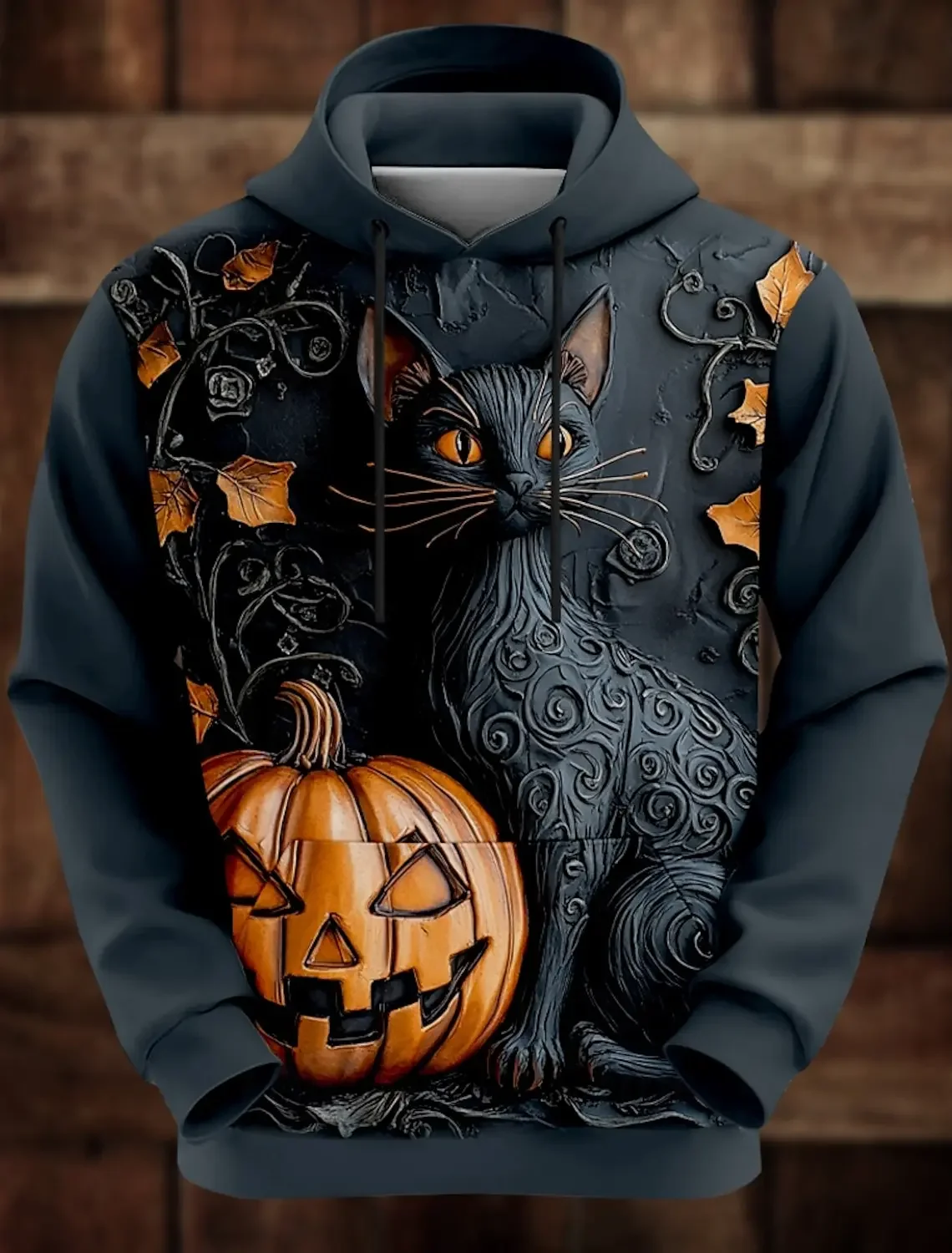 

Funny Bat Men's Fashion 3D Print Hoodie Halloween Hoodies Black Hooded Pocket 3D Print Fall Winter Designer Hoodie Sweatshirt