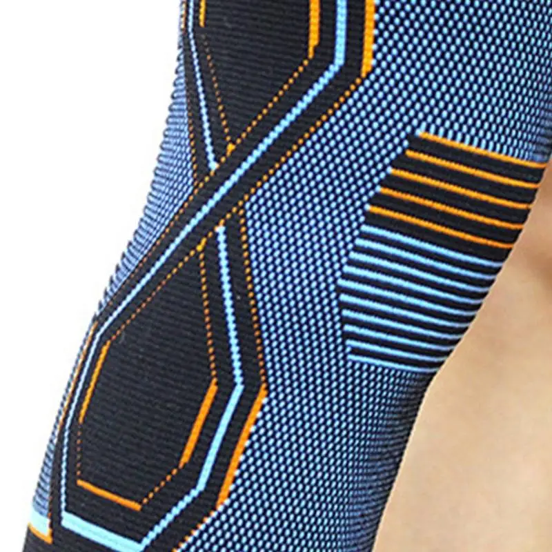 M5TC 1 Pair Comfortable Elastic Knee Brace Stabilizers Support Strap for Basketball Soccer High Intensity Training Gear