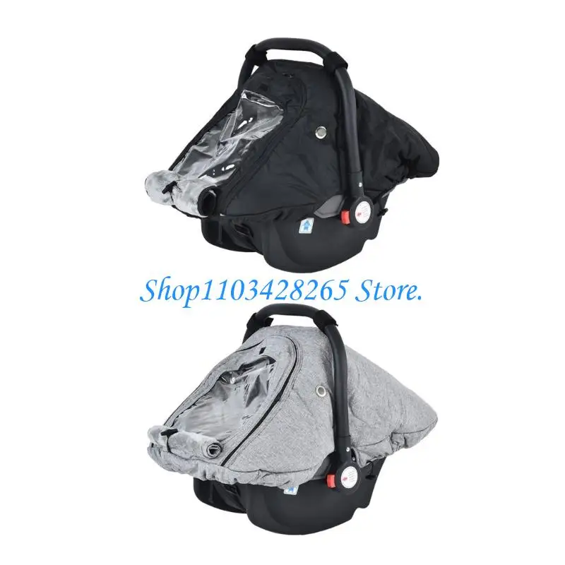 

Infant Baby Strollers Canopy 2 Layer Windproof Design Zipper Panels Easy Access G2TE