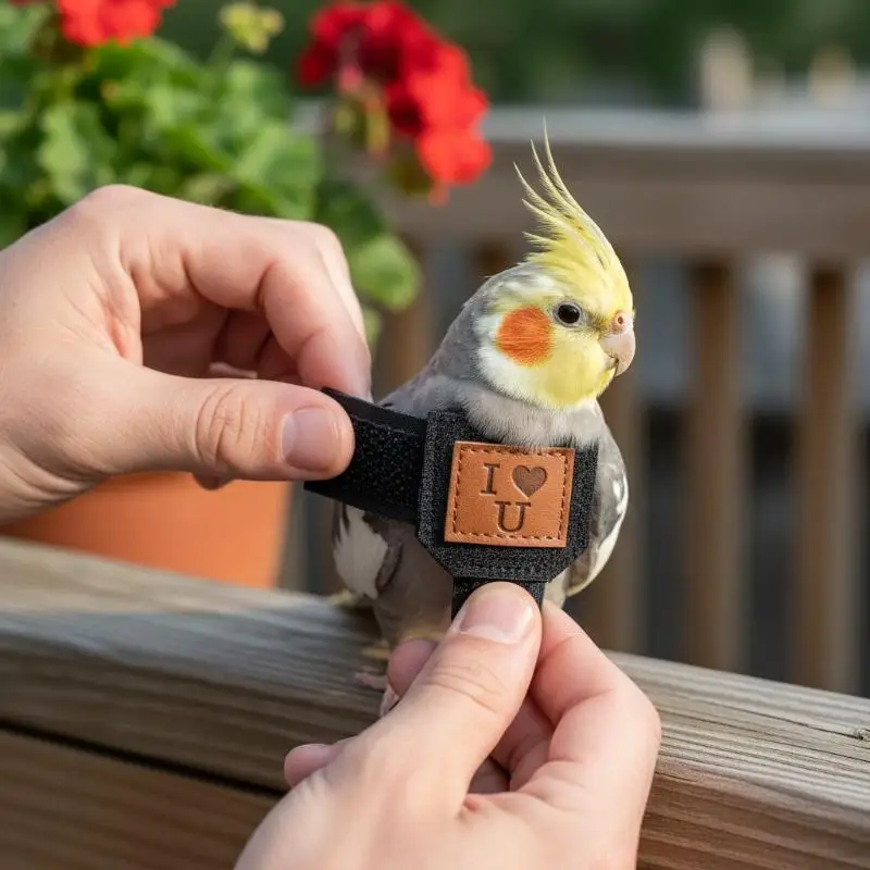 Bird Harness Adjustable Parrot Vest Flight Training Rope Comfortable Secure Wear for Outdoor Exploration
