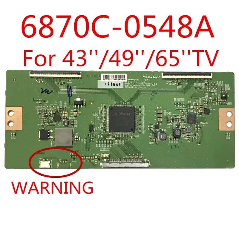 6870C-0548A Сменная плата T-Con, пластина дисплея для ТВ-оборудования