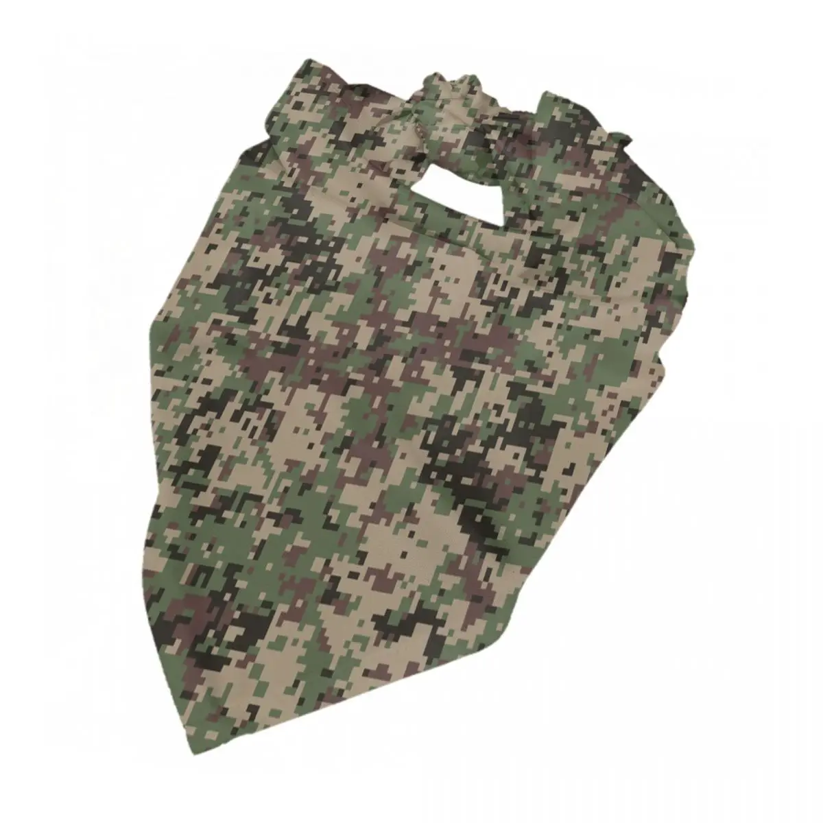 Funny Camo Pet Bandana Woodland Camouflage Pet Scarves Neck Decoration Pet Triangle Bibs For Puppy Cat view 4