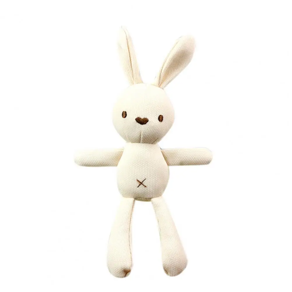 20cm Plush Toy Key Chains Animal Rabbit Doll PP Cotton Baby Girl Appease Bunny Doll Baby Toy Keychains Bag Hanging