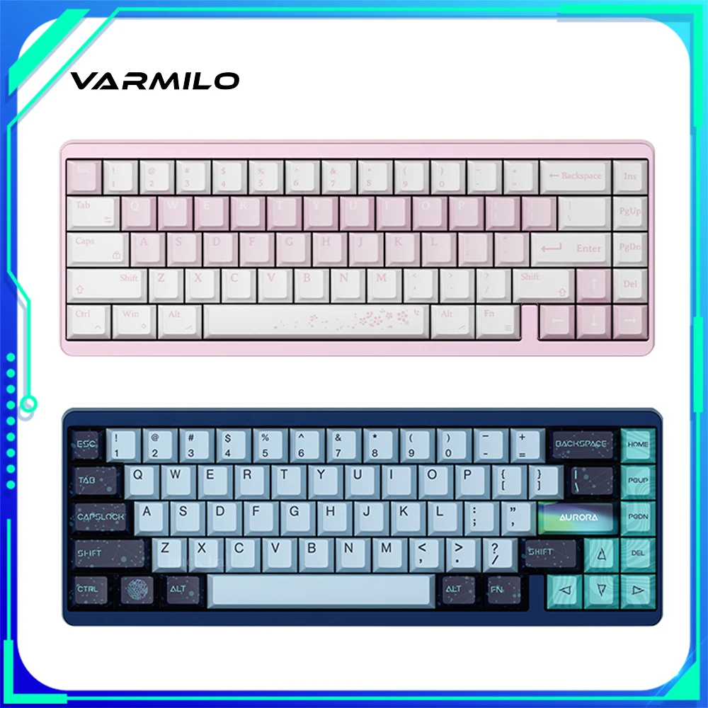 Varmilo Muse65 Magnetic Switch Keyboard aluminum alloy Low Latency Esports Gaming Wired Keyboard Customized For Valorant Gamer