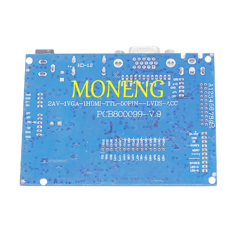 HDMI+VGA+ 2AV+Audio 40pin 50pin LCD Driver Controller Board Kit for Panel AT065TN14/AT070TN90/AT070TN92/AT070TN94/AT090TN10