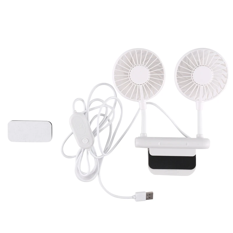 

The Newsmall Desk Fan USB Powered Mini Fan For Office Laptopsm,3 Speeds Desktop Table Cooling Fan With Adjustable Clamp