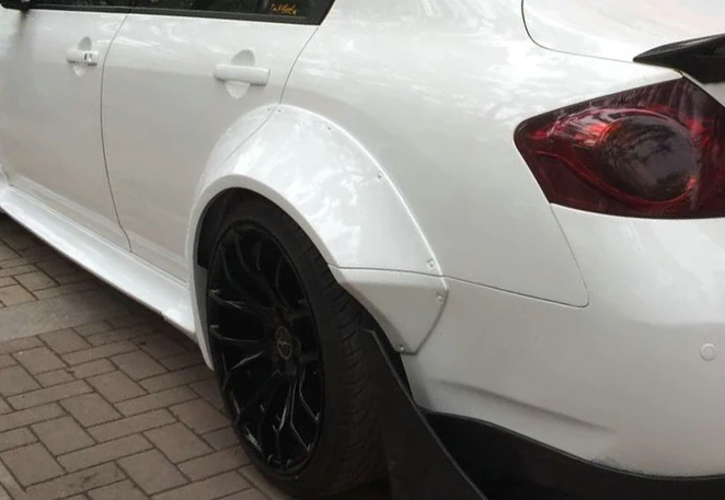 

Подходит для стекловолокна для Infiniti G37 TP Style Wide Body Kit Заднее крыло