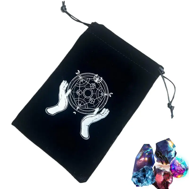 Tarot Bags With Drawstrings Tarot Card Case Tarot Deck Holder Jewelry Pouch With Drawstrings Reusable Portable Tarot Bags Bundle