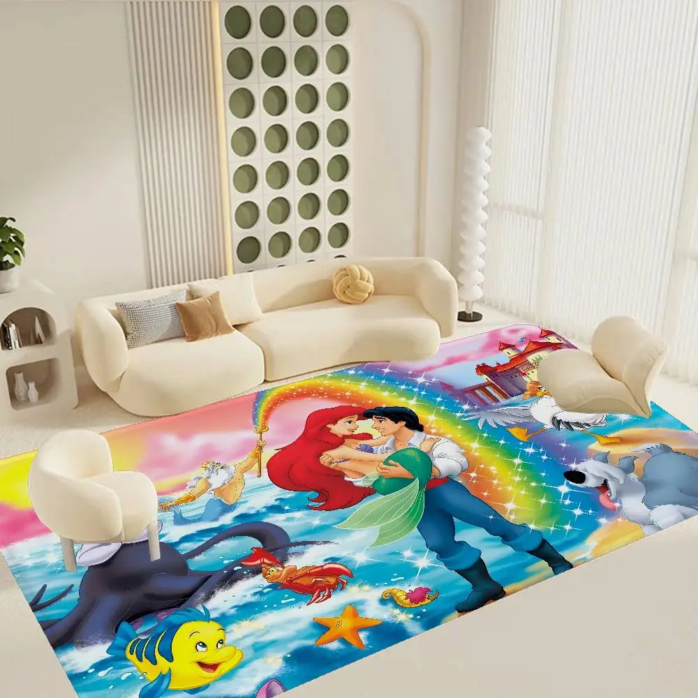 

The L-Little M-Mermaid Bathroom Mat Anti-slip Absorb Water Long Strip Cushion Bedroon Mat Hotel Decor Mat