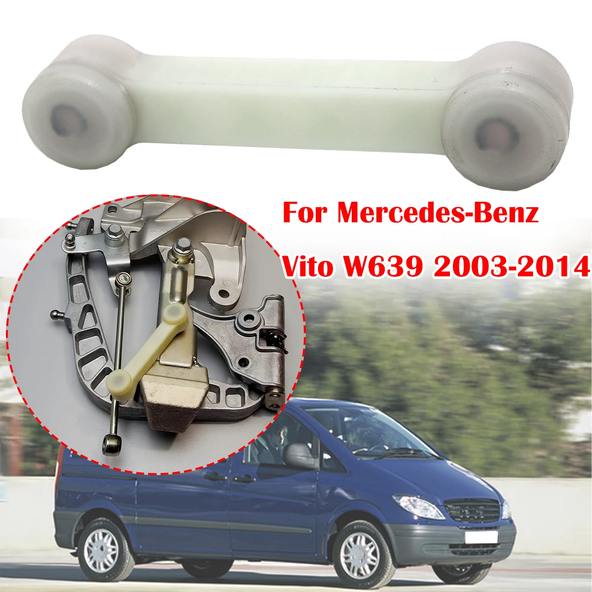 

Car MT Gearbox Shift Cable Linkage Control Bushing Gear Shifter Lever Connecting link Selector For Mercedes-Benz Vito W639 03-14