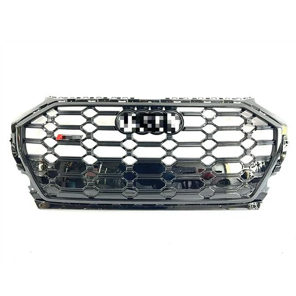 

Automotive parts ABS car grills for Audi Q5 2021+ upgrade to SQ5 Style Front bumper grille