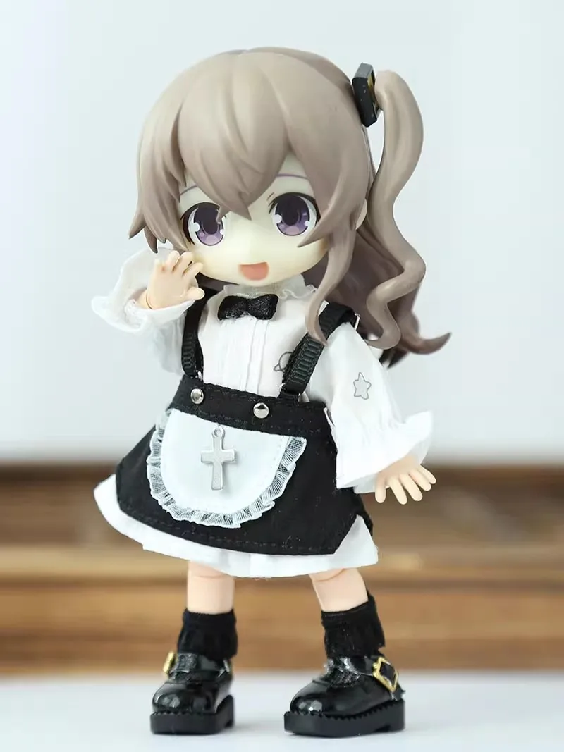 الحلزون 1/12 12 نقطة OB11 الملابس العصرية قبعة عباءة قميص حزام السراويل تنورة نموذج Ashi 2.0 P9 UFDOLL الجسم في الأوراق المالية #1