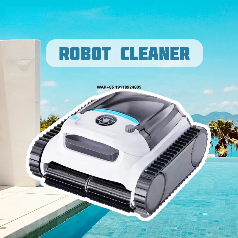 Direct Factory Sale High Quality Water Crown Intelligent Pool Cleaner Robot Mobile Phone Controlled Sewage Suction System