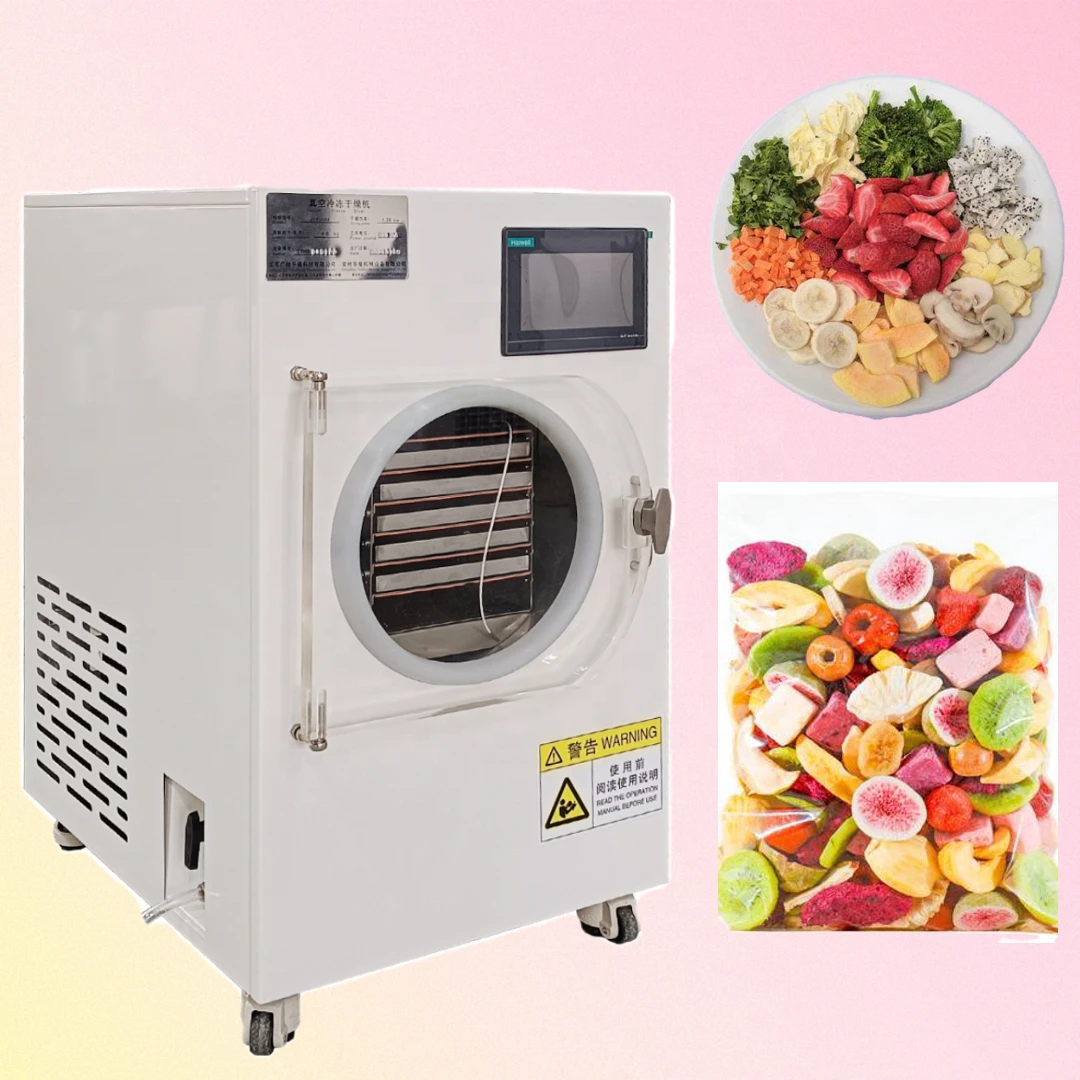 #Home Freeze Dryer Machine 3-5kg 4-6kg Capacity Automatic Commercial Lyophilizer Dryer with PLC Competitive Vacuum Price