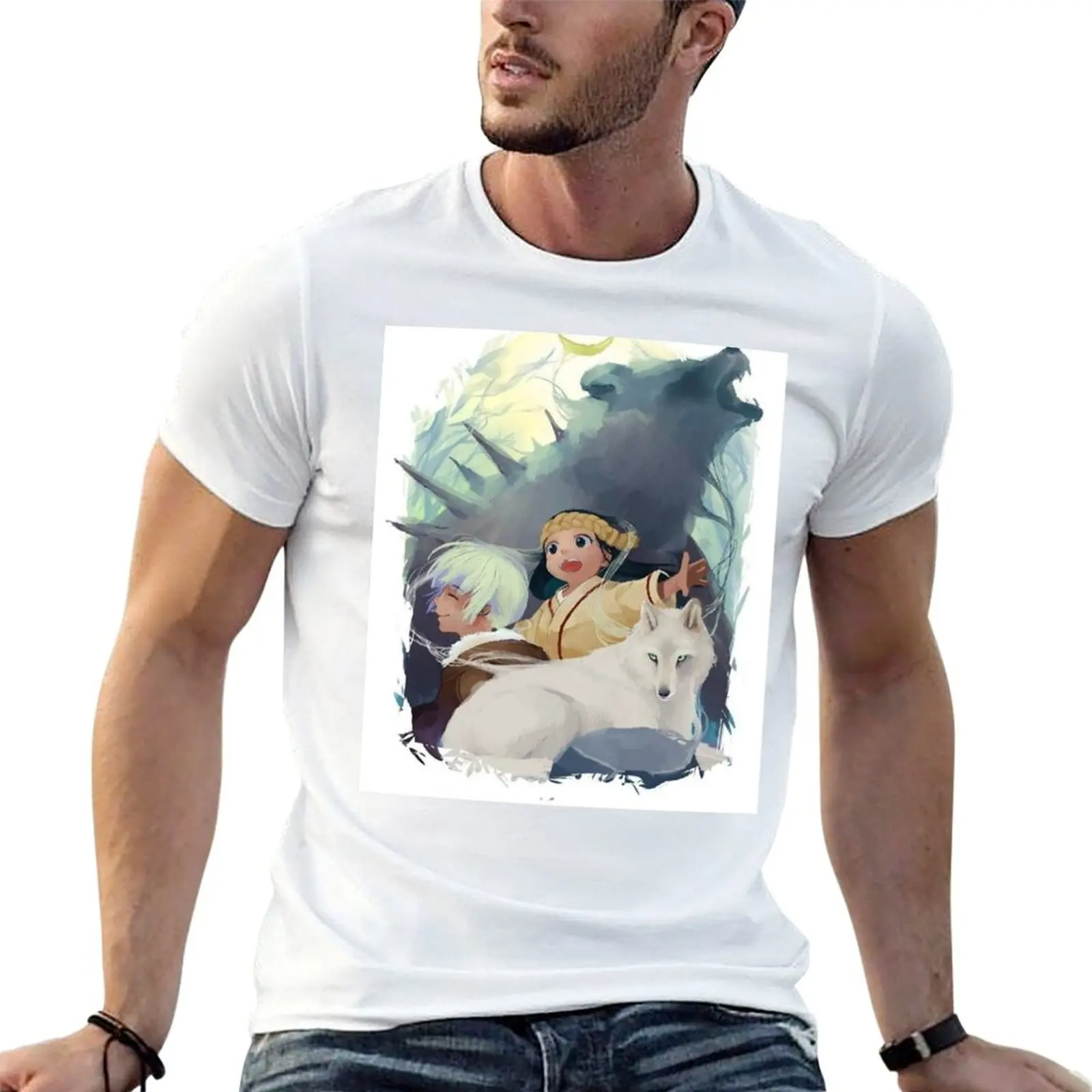 

Fumetsu no anata e Fushi - To your eternity Fushi T-Shirt man t shirt cotton t shirt man plain T-Shirt