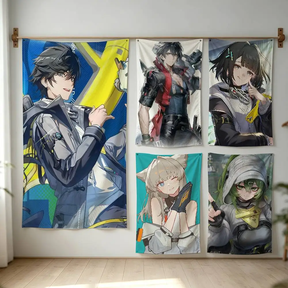 Arknights Endfield Flag Digital Printing Banner for Garage Wall Out Door Decoration