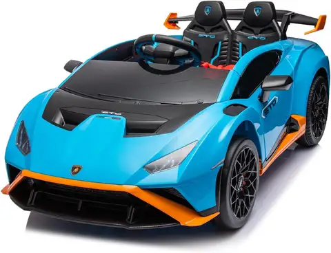 24V Kids Ride on Car Compatible for Lamborghini Electric Car with 4 Wheels Sports Car Toys Remote Control
