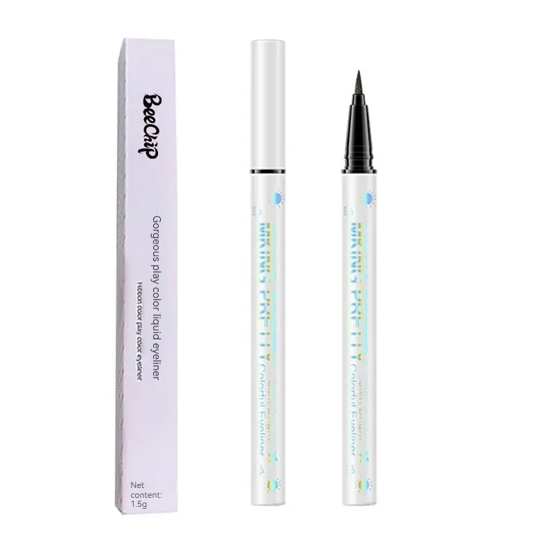 Multi-color Waterproof Non-smudge Eyeliner Glue Pen 5-piece Set Ultra-fine Sponge Head Color Eyeliner