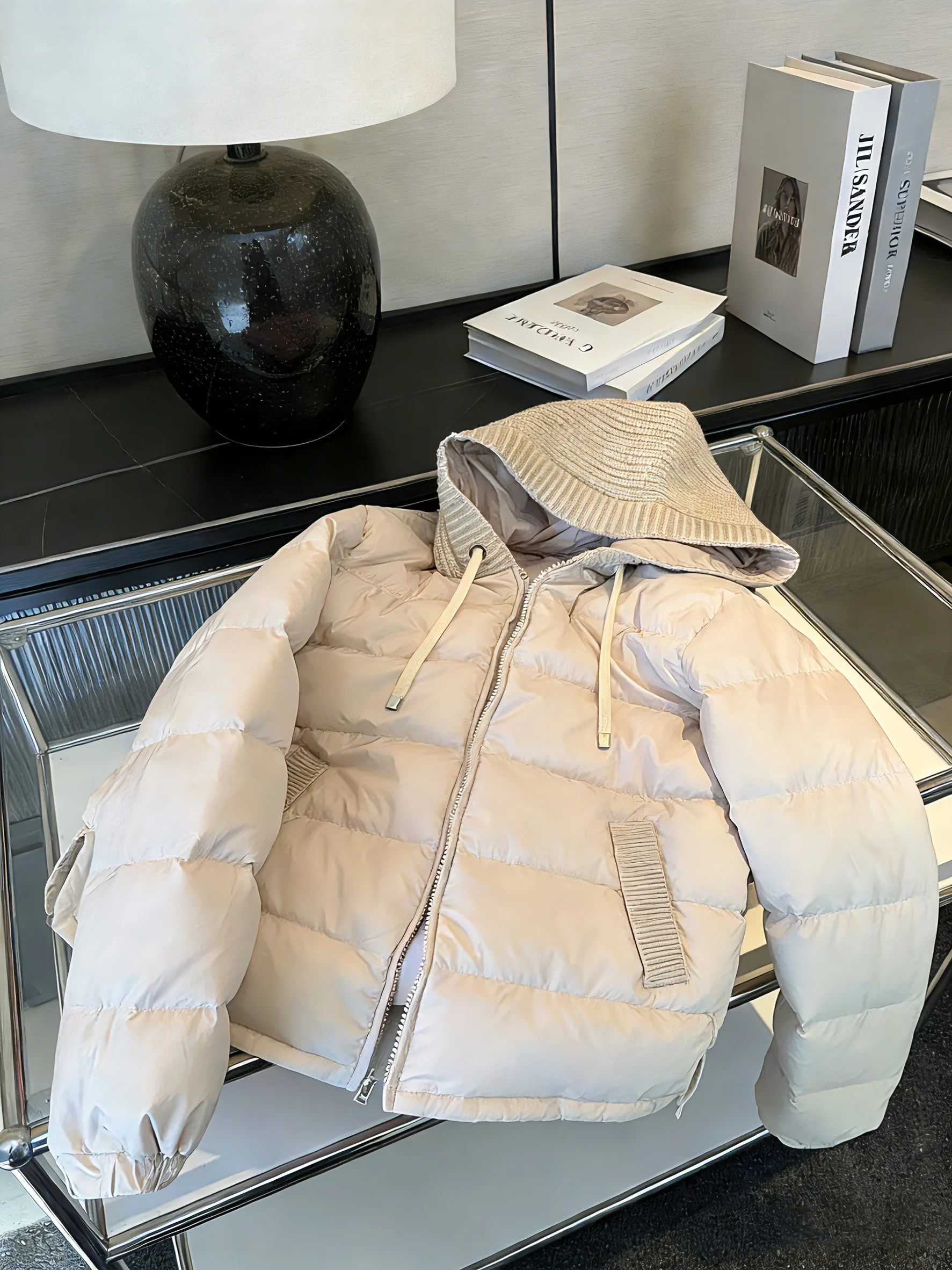 

Уникальная вязаная шапка в стиле ретро с элементами хлопкового трикотажа для мужчин и женщин, осенне-зимний модный дизайн, свободный крой, подходит ко всему, хлопковая одежда