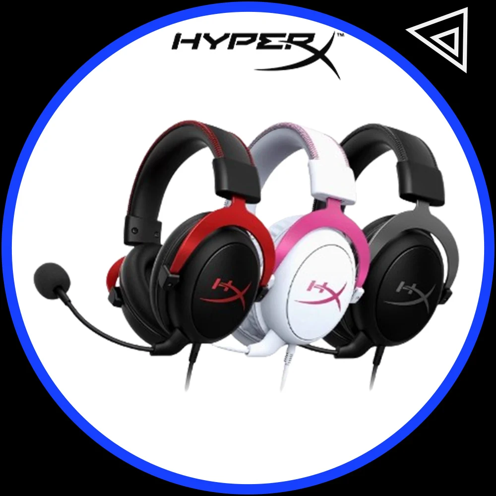 سماعة الألعاب HyperX Cloud 2 II Hi-Fi 7.1 صوت محيطي قابل للفصل 1 ميكروفون مع بطاقة صوت USB