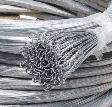 Factory Price Sale Quick Link Galvanized Cotton Baling Wire Double Single Loop Wire Ties Cutting Bending 2-5.0mm Gauge 5-10 Year