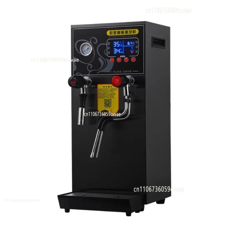 12L Commercial Electric Water Boiler & Milk Frother | Dual-Port Heavy Duty Steam Machine