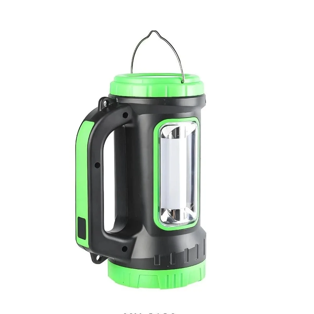 USB Rechargeable Solar LED Flashlight Long Lasting Handheld Camping Lantern with Side Lights Super Bright