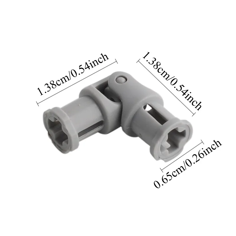 Junta Universal de plástico/Metal, ladrillos de 3L, funciones de potencia MOC, acoplamiento de eje 61903 62520 9244, bricolaje, Compatible con Legoeds