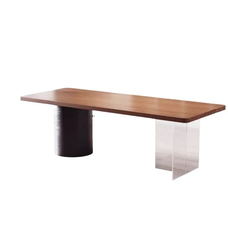 New Chinese-style solid wood tea table household reception negotiation