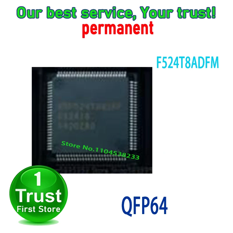 New RX24T8 F524T8ADFM R5F524T8ADFM QFP-64 2-10pcs R5F524T8ADFP QFP-100 Microcontroller chip