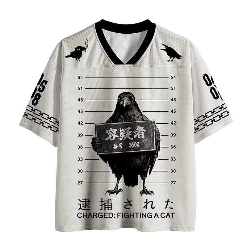 Arrest Suspect 3D Printed T-shirt 2026 New Fast Drying Men's and Women's Short Sleeved Fashionable Outdoor Sports Casual T-shirt