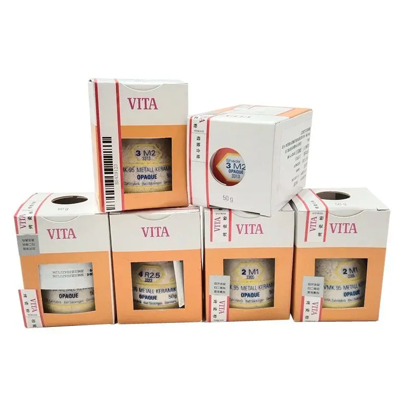 Dental Material VITA VMK 95 Opaque Powder PFM 50g OP Powder Metal Ceramic Powder Opaque Porcelain Dental Lab Material